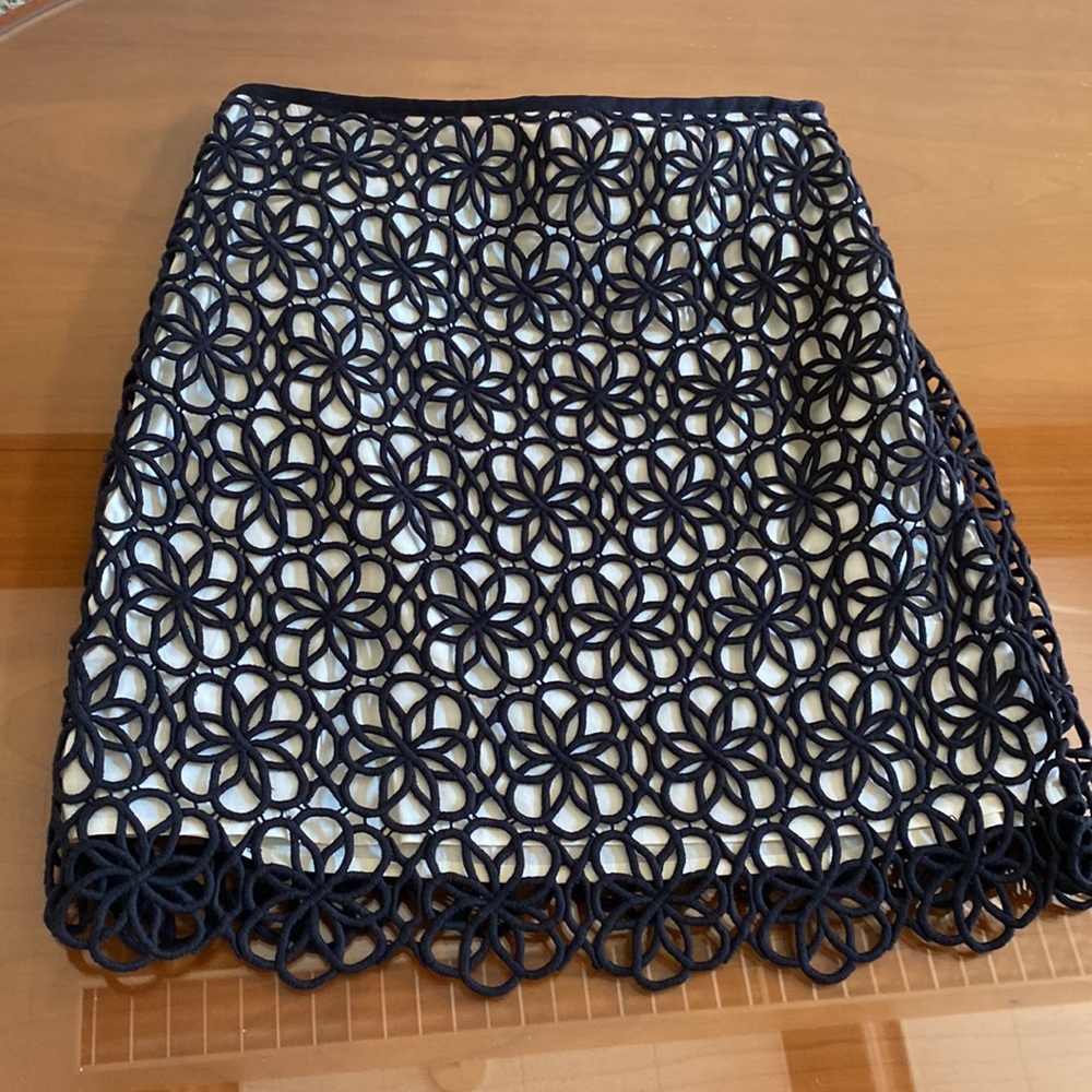 Anthropology cotton skirt